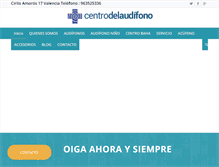 Tablet Screenshot of centrodelaudifono.es